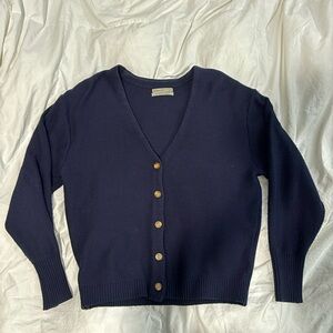 Urban Outfitters Deep Blue Cardigan